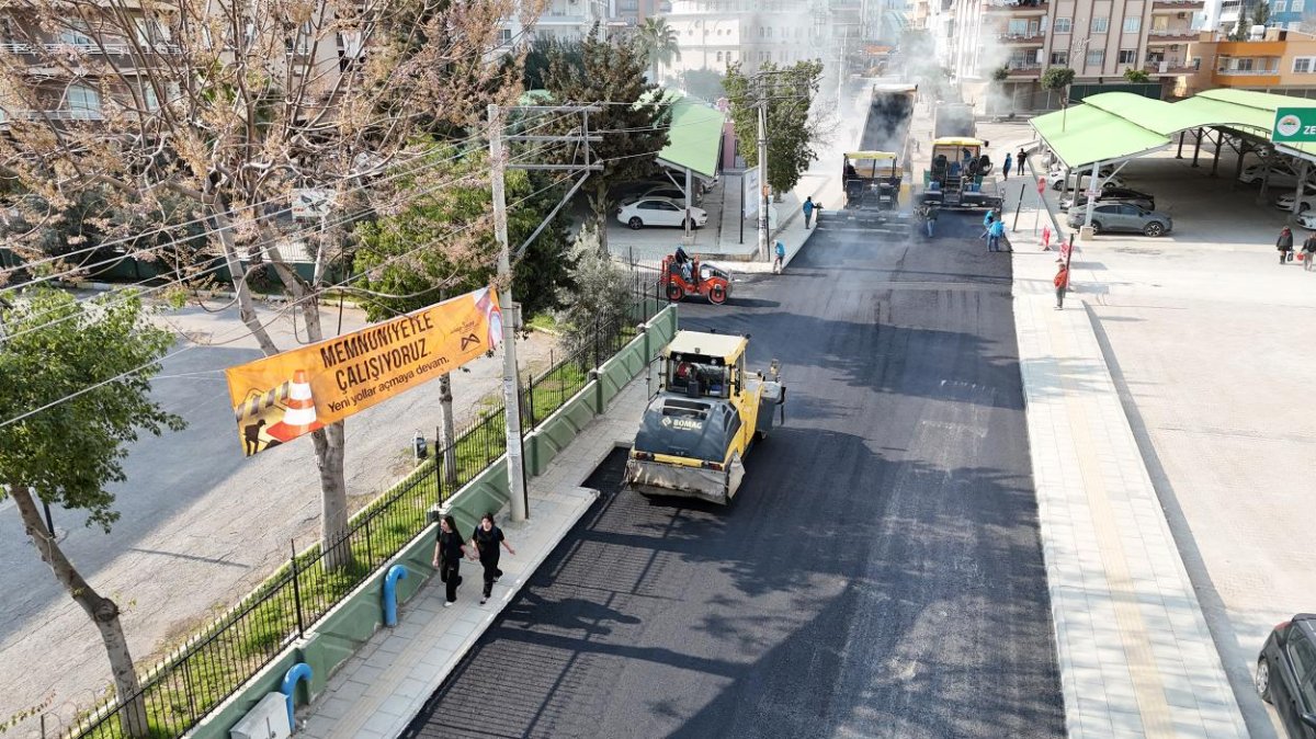 Mersin Büyükşehir 208. Cadde’yi Yenilereyerek Güvenli Ulaşımı Sağladı