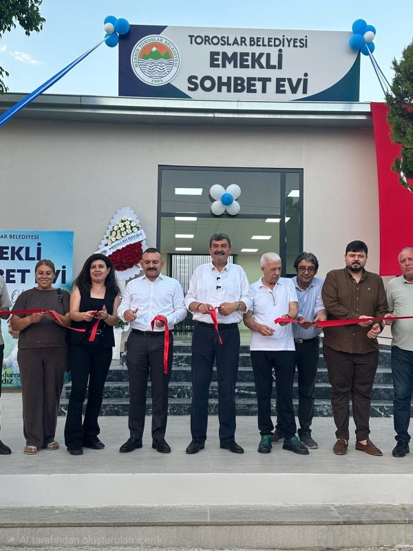 Toroslar'da Emekli Sohbet Evi Açıldı!