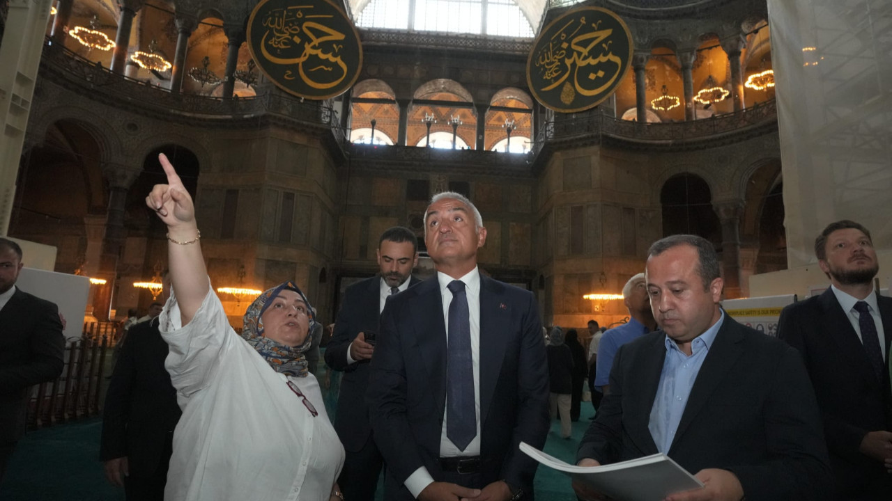Ayasofya’da Cumhuriyet tarihinin en kapsamlı restorasyonu hız kesmiyor