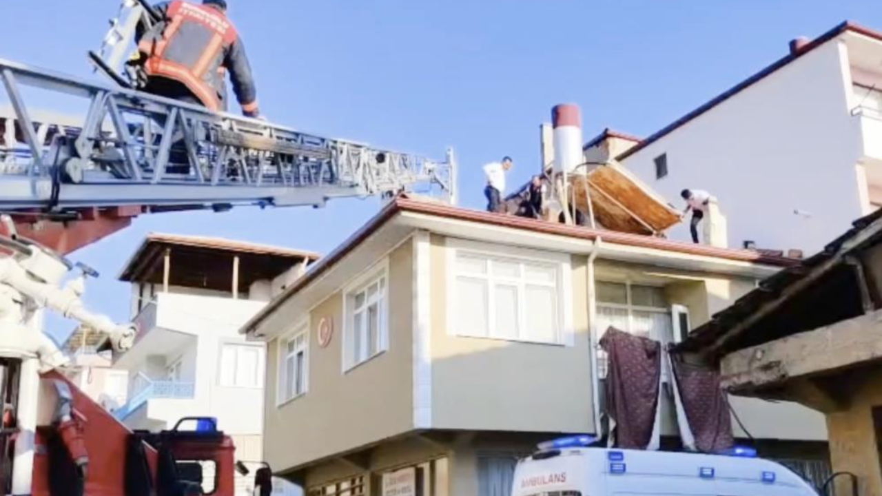 Çorum'da kahreden olay! Çatıdaki tamirat faciayla sonuçlandı