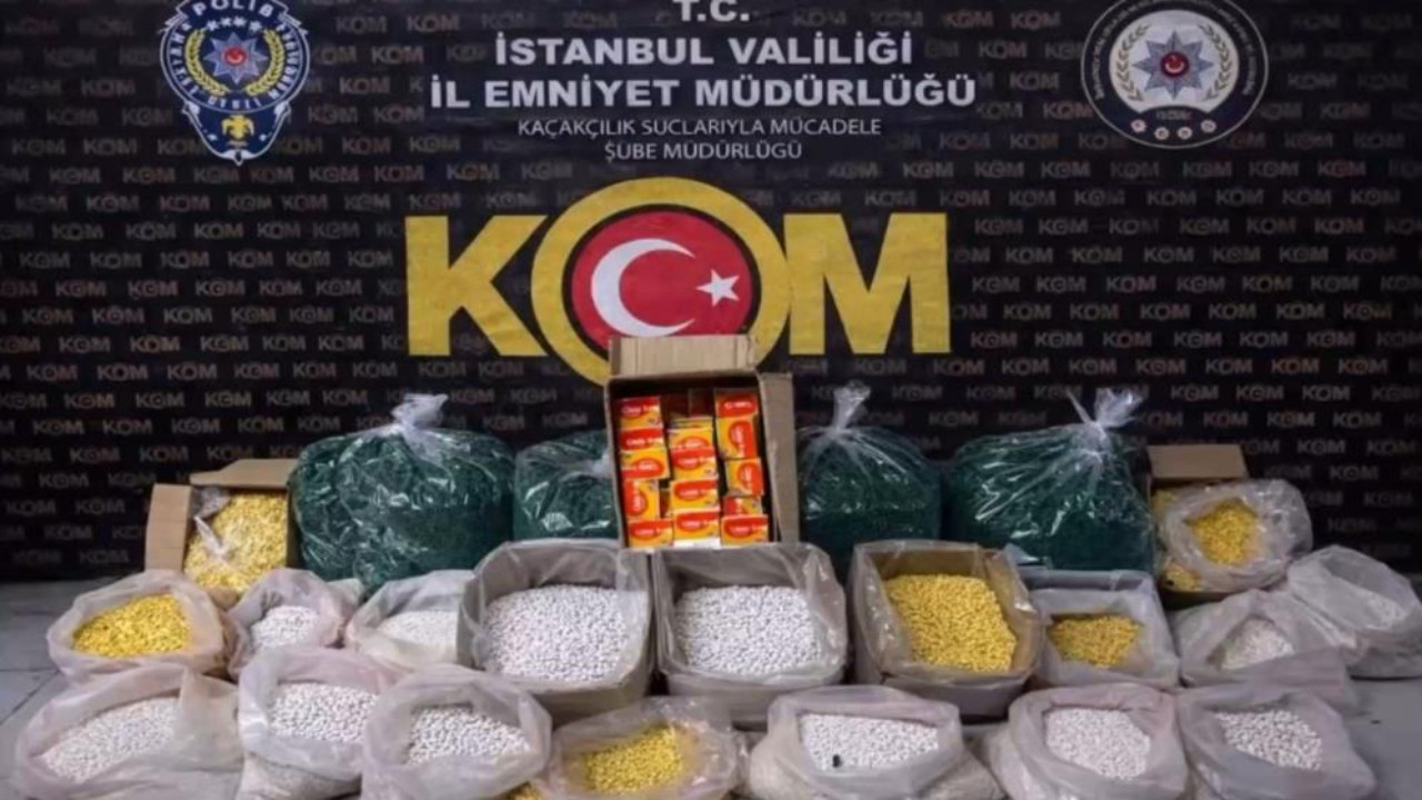 İstanbul'da sahte ilaç operasyonu: İmalathanede 1,5 milyon hap ele geçirildi