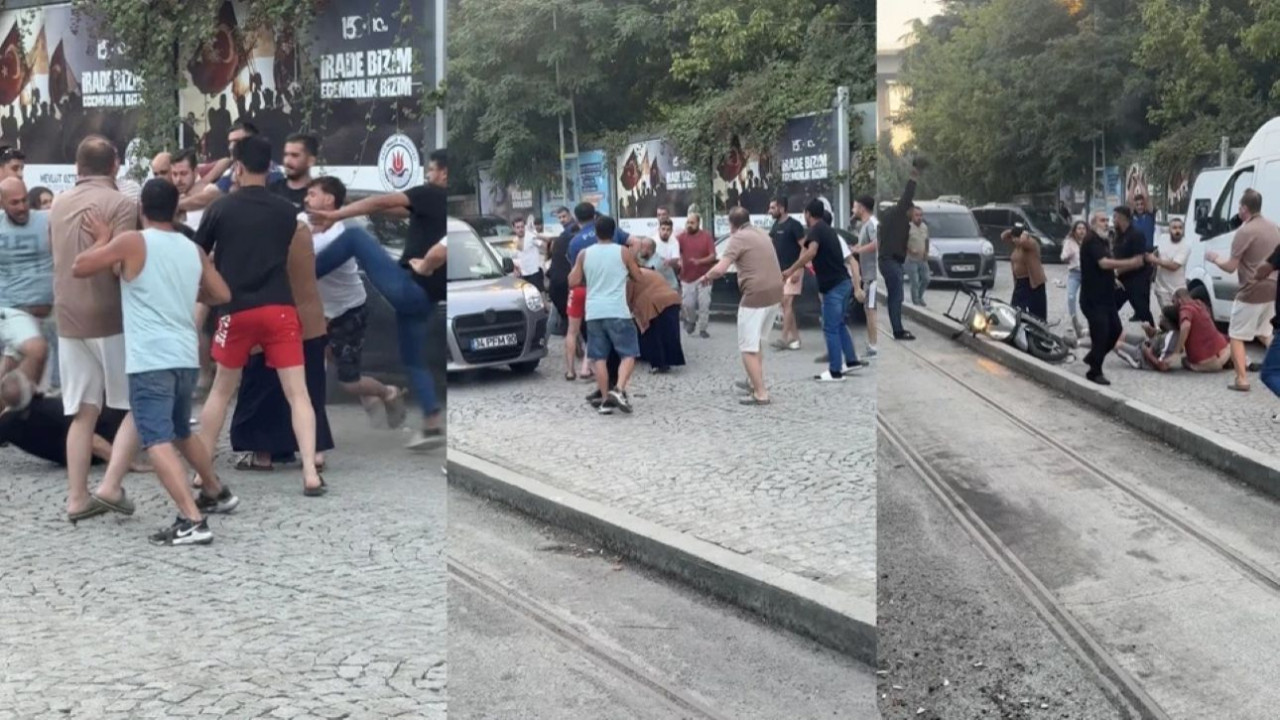 Kağıthane'de yol verme kavgasında can pazarı! 4 kişi bıçaklandı