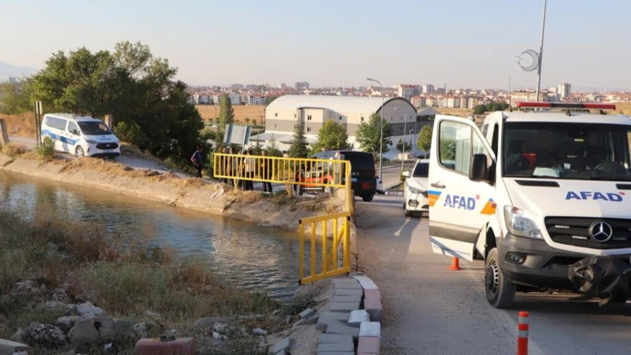 Karaman'da sulama kanalında can pazarı! Akıntıya kapılan çocuklar için AFAD ve itfaiye seferber oldu