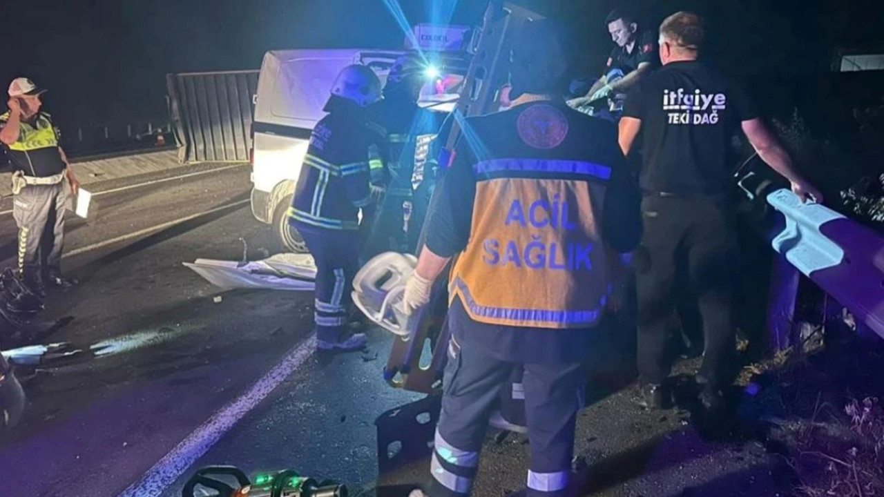 Tekirdağ'da katliam gibi kaza! Çok sayıda can kayı var